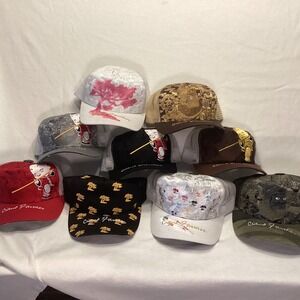 Ciano Farmer Embroidered Trucker Hat Men Snapback Mesh Cap Bonsai Japanese Art